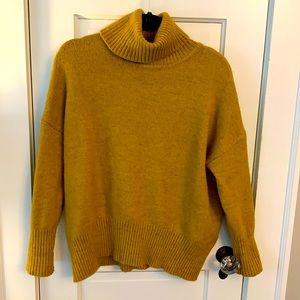 William Rast Golden cowl neck sweater, size S